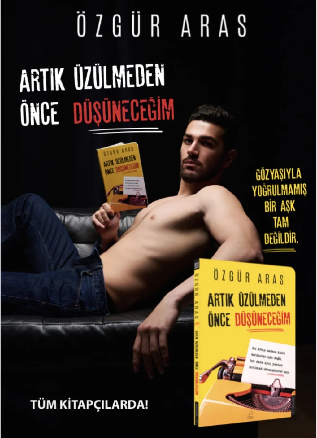 Erkekler de ayrılırken üzülür… Özgür Aras’ın yeni kitabı ezber bozuyor