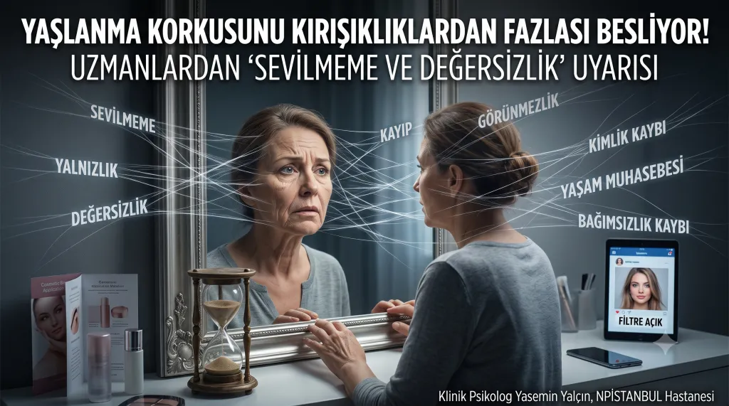 Yaşlanma korkusunu kırışıklıklardan fazlası besliyor