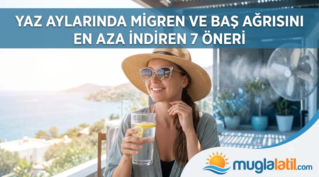 YAZ AYLARINDA MİGREN VE BAŞ AĞRISINI EN AZA İNDİREN 7 ÖNERİ